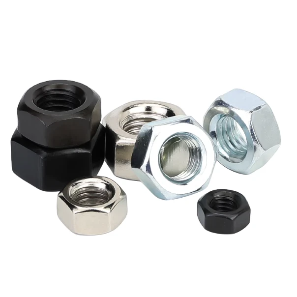 DIN 934 Hex Nuts Grade 8, Grade 10, Galvanized & Stainless Steel high quality